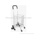 EU market Aluminum material shopping cart, portable folding shopping cart, daily shopping cart SP-L203